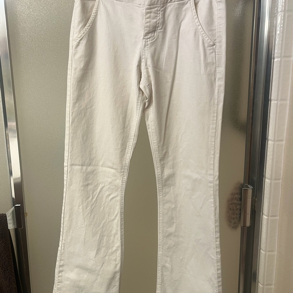 Guess Jeans Women's White Stretch Cotton Pants